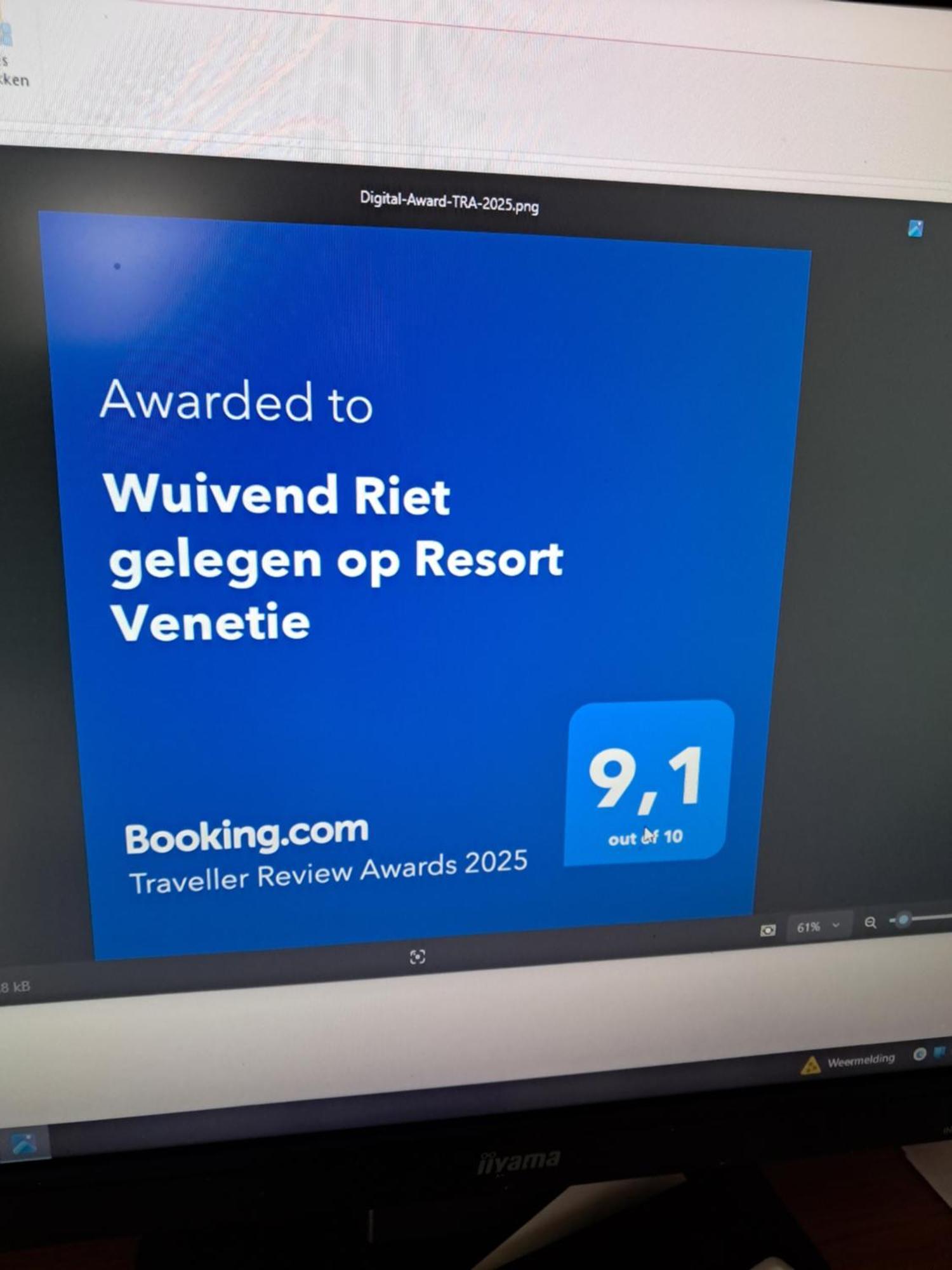 Wuivend Riet Gelegen Op Resort Venetie Giethoorn Exterior foto